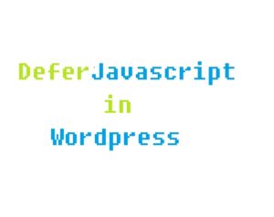 defer javascript in wordpress