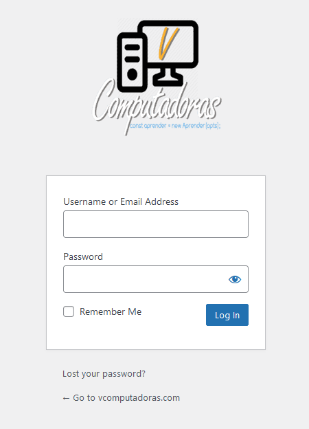 Personalizar El Login Y Logo De WordPress